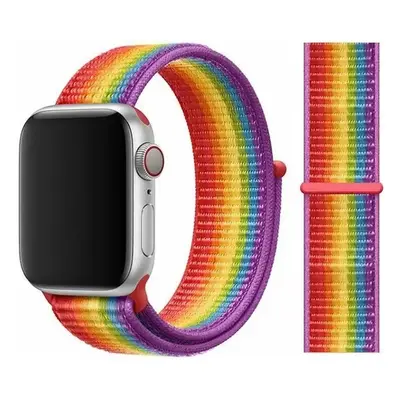 Apple Watch 4-6, SE, SE (2022) (38 / 40 mm) / Watch 7-9 (41 mm), textíl pótszíj, tépőzáras, állí