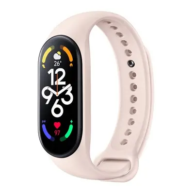 Xiaomi Mi Smart Band 7, szilikon pótszíj, állítható, rózsaszín, gyári