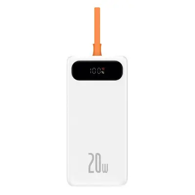 Külső akkumulátor, 10000 mAh, 20W, Okostelefonhoz és TabletPC-hez, USB aljzat, USB Type-C aljzat