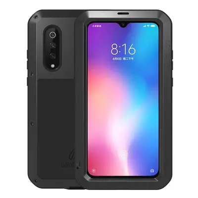 Xiaomi Mi 9 / Mi 9 Explorer, TPU szilikon tok, Love Mei Defender, ütésálló, fekete