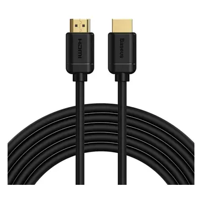 Adatkábel, HDMI - HDMI, v2.0, 500 cm, 4K, 3D, 30 Hz, Baseus High Definition, CAKGQ-D01, fekete