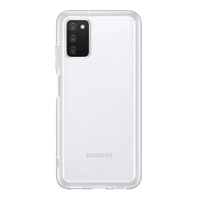 Samsung Galaxy A03s SM-A037F, Szilikon tok, átlátszó, gyári