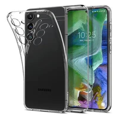 Samsung Galaxy S23 Plus SM-S916, Szilikon tok, Spigen Liquid Crystal, átlátszó