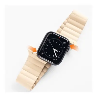 Apple Watch 1-6, SE (42 / 44 mm) / Watch 7 (45 mm), szilikon pótszíj, mágneses zár, Dux Ducis Ch