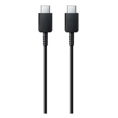 USB Type-C töltő- és adatkábel, USB Type-C, 100 cm, 5000 mA, gyorstöltés, Samsung, fekete, gyári