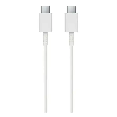 USB Type-C töltő- és adatkábel, USB Type-C, 100 cm, 5000 mA, gyorstöltés, Samsung, fehér, gyári,