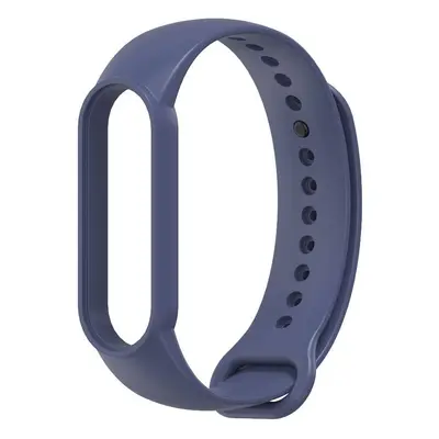 Xiaomi Mi Band 5 / Mi Band 6 / Mi Smart Band 7, szilikon pótszíj, állítható, TP IconBand, sötétk