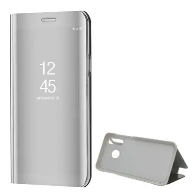 Samsung Galaxy A50 / A50s / A30s, Oldalra nyíló tok, hívás mutatóval, Smart View Cover, ezüst (u