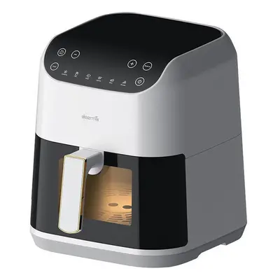 Forró levegős sütő, fritőz, Air Fryer, olaj nélküli, 1300 W teljesítmény, 5.5 l-es, 6 programos,