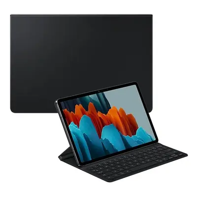 Samsung Galaxy Tab S7 11.0 / Tab S8 11.0, Bluetooth billentyűzetes mappa tok, stand, fekete, gyá