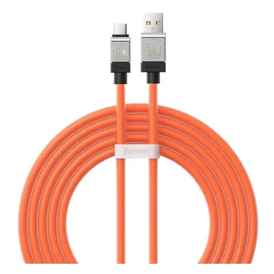 USB töltő- és adatkábel, USB Type-C, 200 cm, 6000 mA, 100W, törésgátlóval, gyorstöltés, Baseus C