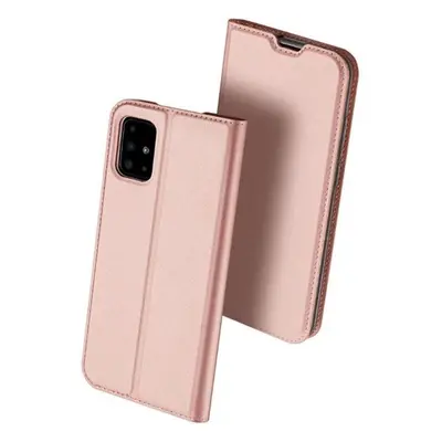 Xiaomi Redmi Note 9T 5G, Oldalra nyíló tok, stand, Dux Ducis, vörösarany