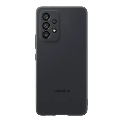 Samsung Galaxy A53 5G SM-A536U, Szilikon tok, fekete, gyári