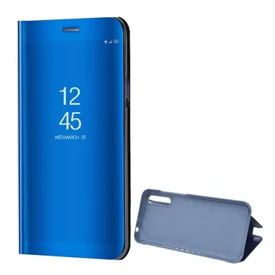 Huawei Y8p, Oldalra nyíló tok, hívás mutatóval, Smart View Cover, kék (utángyártott)