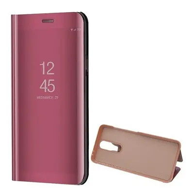 Xiaomi Redmi K30 / K30 5G / Poco X2, Oldalra nyíló tok, hívás mutatóval, Smart View Cover, vörös