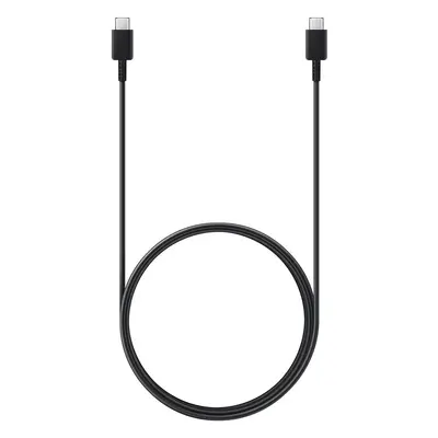 USB Type-C töltő- és adatkábel, USB Type-C, 180 cm, 3000 mA, gyorstöltés, Samsung, fekete, gyári