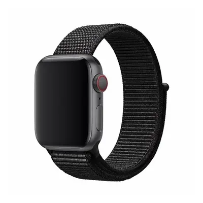 Apple Watch 1-6, SE (38 / 40 mm) / Watch 7-8 (41 mm), textíl pótszíj, szilikon keret, állítható,