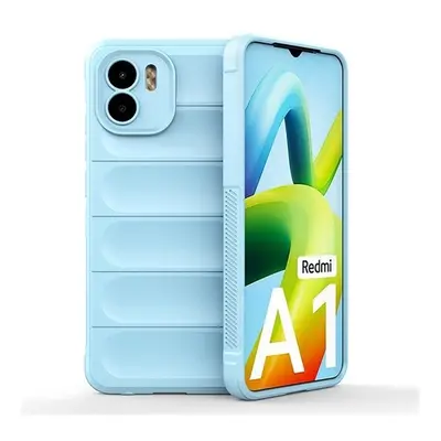 Xiaomi Redmi A1 / A2, Szilikon tok, közepesen ütésálló, 3D minta, világoskék