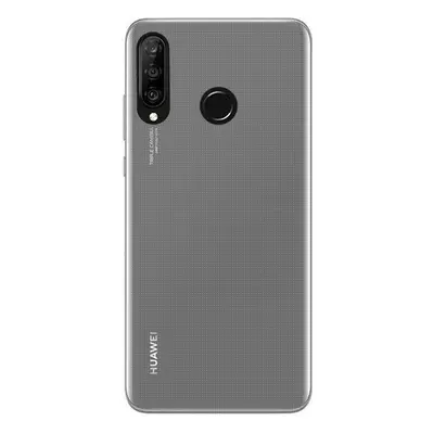 Huawei P30 Lite, TPU szilikon tok, ultravékony, átlátszó