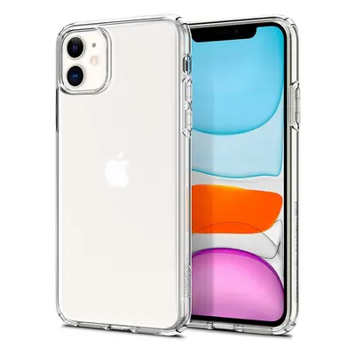 Apple iPhone 11, TPU szilikon tok, Spigen Liquid Crystal, átlátszó