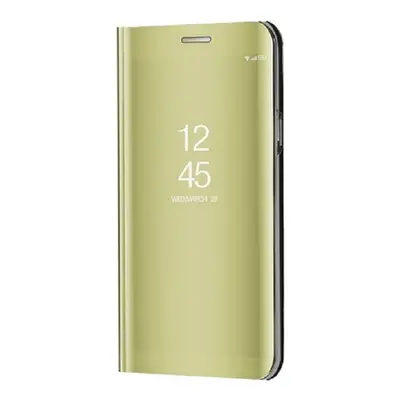 Samsung Galaxy A05 SM-A055F, Oldalra nyíló tok, hívás mutatóval, Smart View Cover, arany (utángy