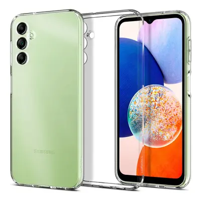 Samsung Galaxy A14 4G / A14 5G SM-A145F / A146B, Szilikon tok, Spigen Liquid Crystal, átlátszó