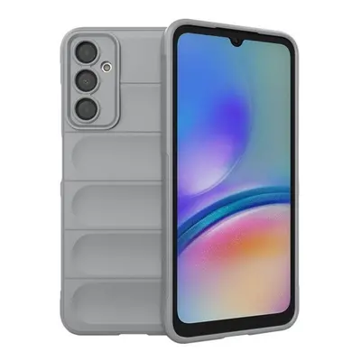 Samsung Galaxy A05s SM-A057F, Szilikon tok, közepesen ütésálló, 3D minta, világosszürke