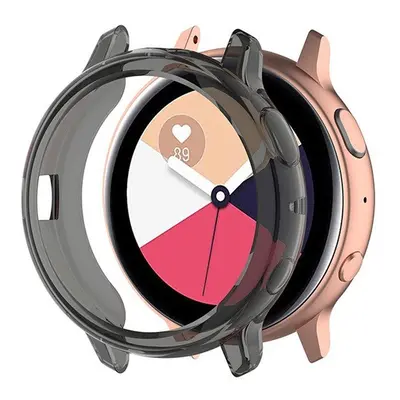 Samsung Galaxy Watch Active 2 (40 mm) SM-R830 / R835, Szilikon védőkeret, szíj nélkül, füst