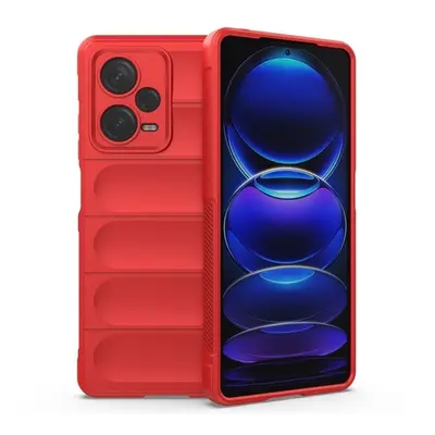 Xiaomi Redmi Note 12 Pro Plus 5G, Szilikon tok, közepesen ütésálló, 3D minta, piros