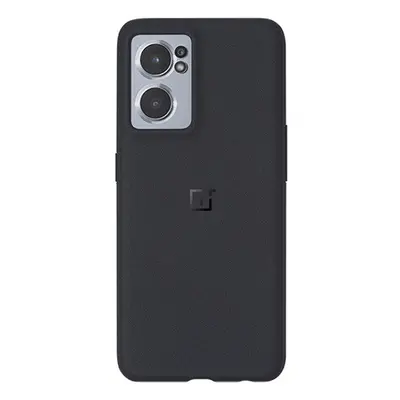 OnePlus Nord CE 2 5G, Műanyag hátlap védőtok, ultravékony, szilikon keret, fekete, gyári