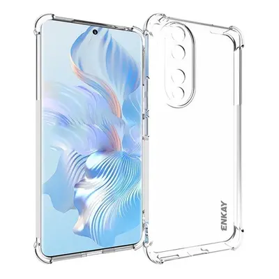 Huawei Honor 90, Szilikon tok, közepesen ütésálló, légpárnás sarok, Enkay, átlátszó