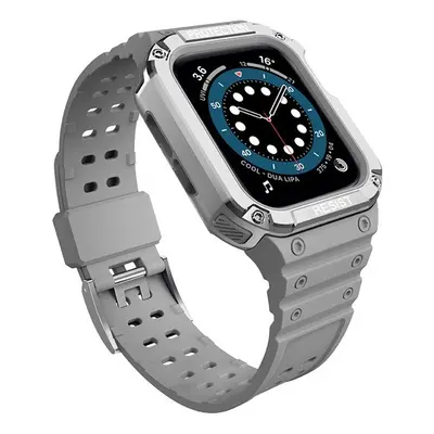 Apple Watch 1-6, SE, SE (2022) (38 / 40 mm) / Watch 7-9 (41 mm), Szilikon védőkeret, közepesen ü