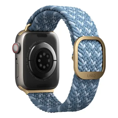 Apple Watch 1-6, SE (38 / 40 mm) / Watch 7-8 (41 mm), szövet pótszíj, fonott, Uniq Aspen Designe