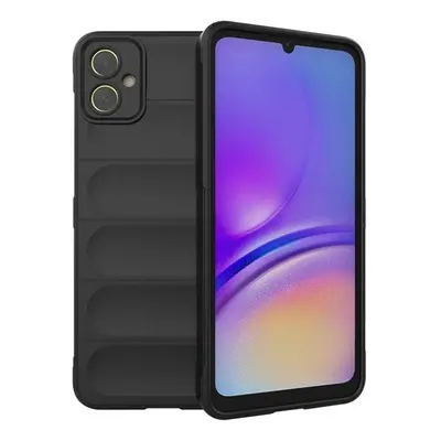 Samsung Galaxy A05 SM-A055F, Szilikon tok, közepesen ütésálló, 3D minta, fekete