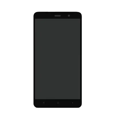 Xiaomi Redmi Note 3 kompatibilis LCD modul kerettel, OEM jellegű, fekete, Grade S+