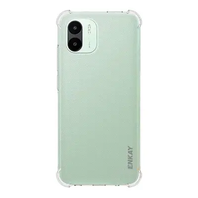 Xiaomi Redmi A1 / A2, Szilikon tok, közepesen ütésálló, légpárnás sarok, Enkay, átlátszó