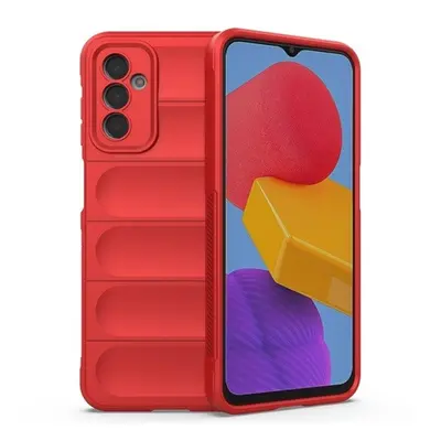 Samsung Galaxy M23 5G SM-M236B, Szilikon tok, közepesen ütésálló, 3D minta, piros