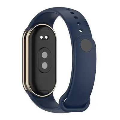 Xiaomi Mi Smart Band 8, szilikon pótszíj, állítható, sötétkék