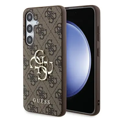 Guess 4G Big Metal Logo Samsung Galaxy A35 hátlap tok, barna