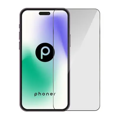 Phoner Master Clear Apple iPhone 15 Pro Tempered Glass kijelzővédő fólia felhelyező kerettel