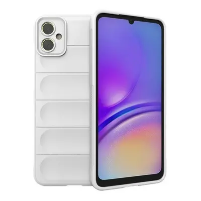 Samsung Galaxy A05 SM-A055F, Szilikon tok, közepesen ütésálló, 3D minta, fehér