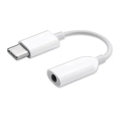 Adapter, USB Type-C - 3.5 mm jack átalakító, Xiaomi, gyári, fehér