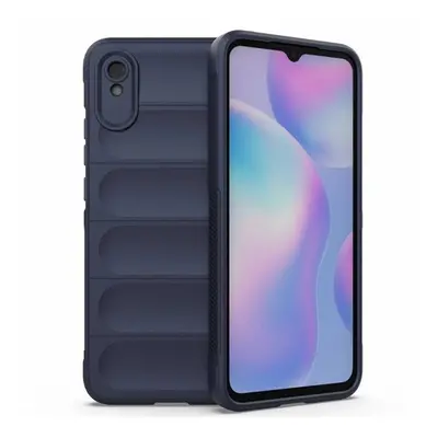 Xiaomi Redmi 9A / 9AT / 9i, Szilikon tok, közepesen ütésálló, 3D minta, sötétkék