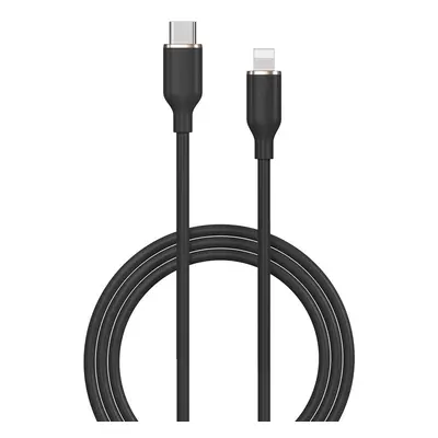 USB Type-C töltő- és adatkábel, Lightning, 120 cm, 3000 mA, 27W, gyorstöltés, PD, Devia Jelly, E