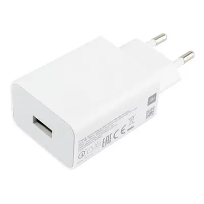 Hálózati töltő adapter, 18W, USB aljzat, USB Type-C kábellel, gyorstöltés, QC 4.0, Xiaomi, fehér