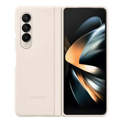 Samsung Galaxy Z Fold4 5G SM-F936B, Műanyag hátlap védőtok, kitámasztóval, rózsaszín, gyári