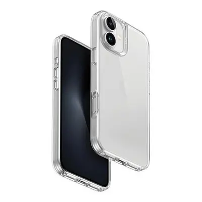 Apple iPhone 16 Plus, Szilikon tok, közepesen ütésálló, Uniq Air Fender, átlátszó