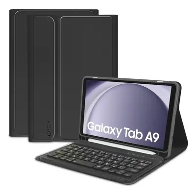 Samsung Galaxy Tab A9 (8.7) SM-X110 / X115, Bluetooth billentyűzetes mappa tok, érintőceruza tar