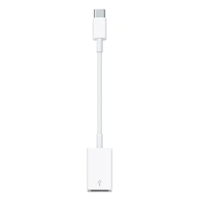 Adapter kábel, átalakító, USB - USB Type-C, Apple, fehér, gyári