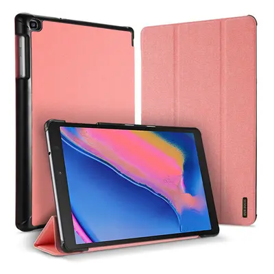 Samsung Galaxy Tab A 8.0 + S Pen (2019) SM-P200 / P205, mappa tok, Trifold, Dux Ducis Domo, rózs